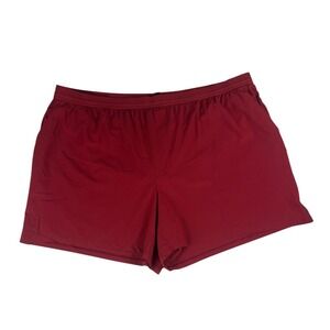 VRST Mens 5" Accelerate Short Brief Cranberry Crisp‎ Red Running Shorts XXL NEW